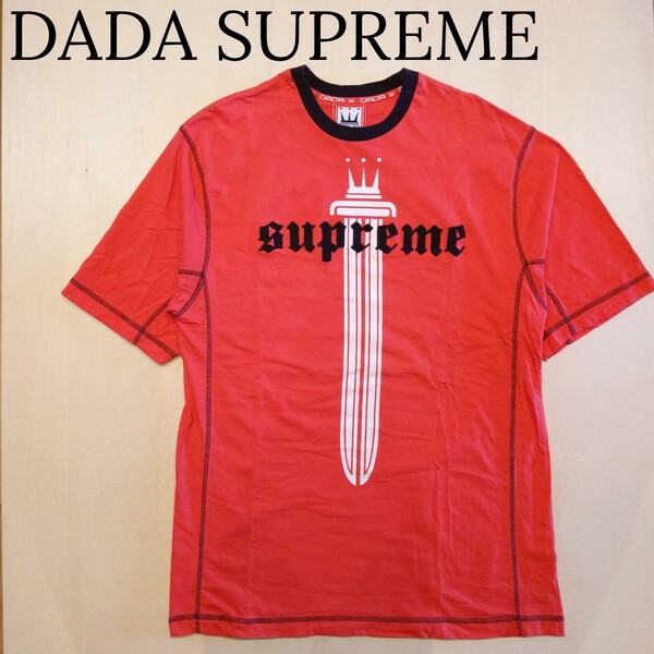 DADA Supreme Tシャツ ダダ シュプリーム サイズL 刺繍　リンガー　2306