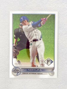 ☆ TOPPS CHROME NPB 2022 ベースボールカード 86 北海道日本ハムファイターズ 野村佑希 Base ☆