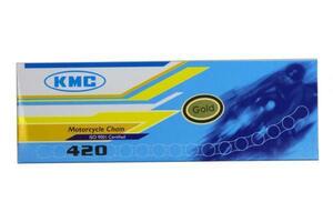 KMC ゴールドチェーン CRM50 KSR50 ソロ 420-120L リンク数：120 ノンシール・クリップ式 バイクパーツセンター