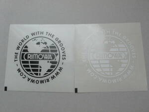 （大）RIMOWA リモワ ステッカー シール 白黒セット 2枚セット 未使用品