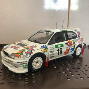 550 オートアート カローラWRC 1998オーストラリアラリー　TEINカラー 1/18 autoart ミニカー 完成品 模型