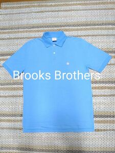 ブルックスブラザース　Brooks Brothers　半袖ポロシャツ　ブルー　M