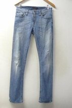 ◆国内正規 nudie jeans ヌーディージーンズ TUBE KELLY ORG INDIGO TWILL スリム　デニム パンツ サイズ28×32_画像1