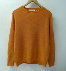 ◆◆TOMORROWLAND tricot トゥモローランド 春夏　清涼 リネン混ぜ サマー ニット オレンジ系 サイズXS 美品