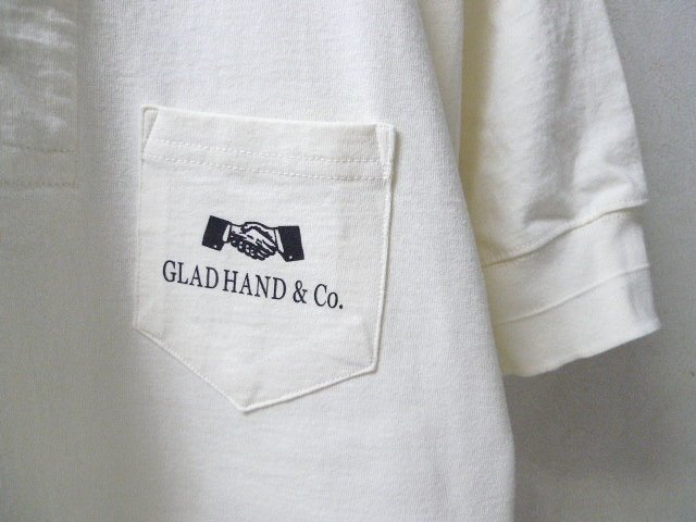 ◇GLADHAND&CO グラッドハンド XL ロゴ入り バック ガール ポケット
