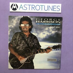 美盤 美ジャケ 1987年 米国初盤 ジョージ・ハリスン George Harrison LPレコード クラウド・ナイン Cloud Nine:, Eric Clapton,Elton John,