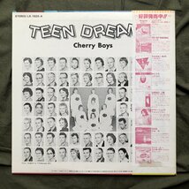 良ジャケ 1977年 オリジナルリリース盤 チェリー・ボーイズ Cherry Boys LPレコード ティーン・ドリームス Teen Dreams 帯付 At The Hop_画像2