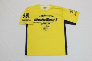 送料無料 ウェッズ WedsSport BANDOH DRY Tシャツ03 [YELLOW] [XXLサイズ] [着丈:80 身幅:60 肩幅:52 袖丈:25(cm)] [No.00WSBDRT-03Y-XXL]