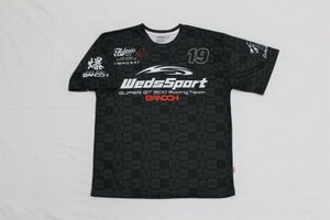 送料無料 ウェッズ WedsSport BANDOH DRY Tシャツ04 [BLACK] [Lサイズ] [着丈:71 身幅:54 肩幅:47 袖丈:22(cm)] [No.00WSBDRT-04B-L]