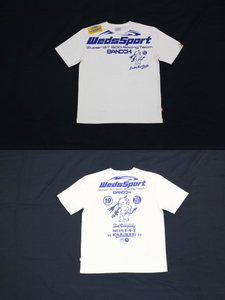 送料無料 ウェッズ WedsSport BANDOH TATOO Tシャツ 22 [ホワイト] M (40) [着丈:63 身幅:49 肩幅:45 袖丈:22(cm)] No.00WSBT-01W-M