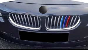 スポーティ全開♪ BMW Mカラー グリル フィン カバー ストライプ モール Z4 E85 E86 2.2i 2.5i 3.0i 3.0si クーペ ロードスター カブリオレ