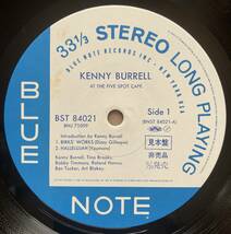 見本盤 PROMO KENNY BURRELL ケニー・バレル / AT THE FIVE SPOT CAFE シュリンク付き BLUE NOTE ART BLAKEY_画像3