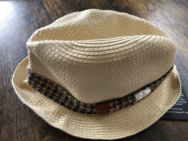 HarrisTweed 帽子　サイズ54