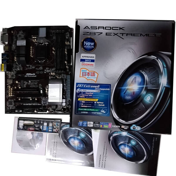 【中古】ASRock Z87 Extreme6 LGA1150 + Win10Homeデジタルライセンス