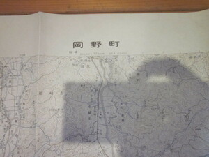 古地図　岡野町　　５万分の1 地形図　　◆　昭和４４年　◆　新潟県　