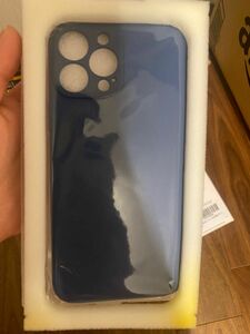 Panda Baby iPhone 13 Pro Maxシリコンケース レンズ全面保護 (ブルー)