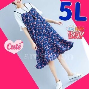 ★バスト122cm★推し活 おすすめ 大きいサイズ 半袖 チュニック 5L トップス レディース シャツ