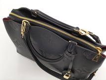 【中古】LOUIS VUITTON グラン パレMM 2WAY バッグ モノグラムアンプラント レザー ブラック M45811_画像8