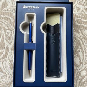 Waterman メトロポリタンES ブライトブルー CT ボールペン　ペンケースセット