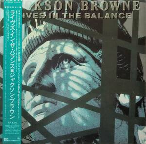 ★帯国内盤 LP★JACKSON BROWNE★LIVES IN THE BALANCE★86'POP ROCK名盤★