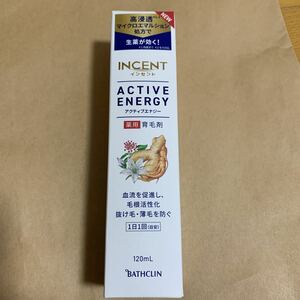 インセント アクティブエナジー 120mL 医薬部外品 薬用育毛剤 脱毛 育毛 薬用育毛 スカルプ 育毛トニック 頭皮ケア スカルプケア AGA 発毛