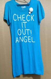 [新品タグ付き]ANGEL BLUE　ニット　ワンピース　L(160cm)