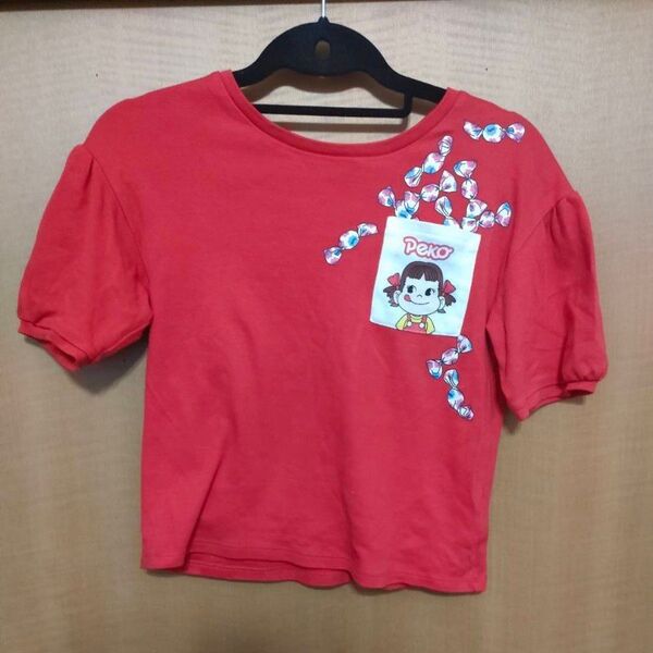 不二家 ペコちゃん 半袖Tシャツ 140cm