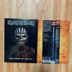 IRON MAIDEN アイアン・メイデン 魂の書 ザ・ブック・オブ・ソウルズ The Book Of Souls 初回限定 日本盤 帯付き WPCR16856-7/CD metal HM