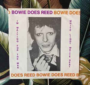 The Hype 7inch Bowie Does Reed.. 1983 US Pressing Major Tom 6052-204.. David Bowie ( David * bow i)