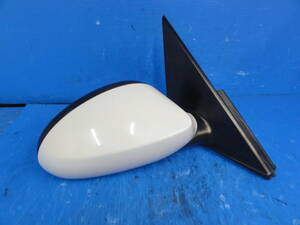 * Heisei era 20 year car BMW 116i ABA-UE16 right door mirror side mirror original color 300/0 white operation OK mileage 38082km*F25807