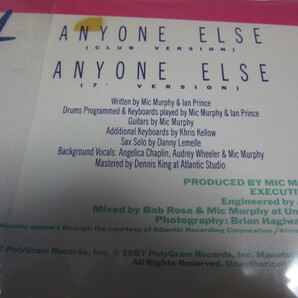 angelica chaplin - Anyone else 12inch 1987 USA Mercury 美形 シンガー 即決 ダンス R＆B 女性シンガーの画像6