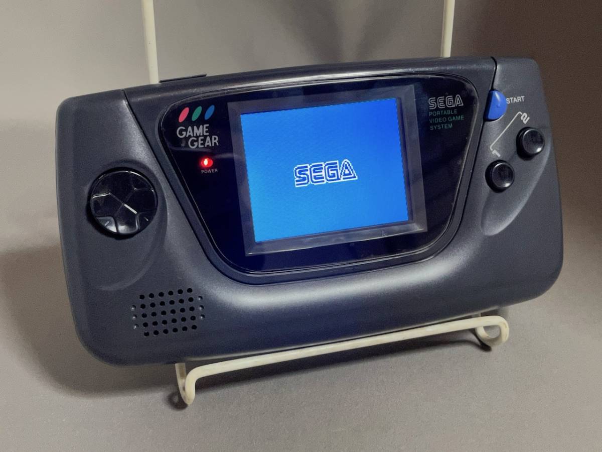 SEGA ゲームギア LCDスクリーン換装 本体+バスターボール【ジャンク