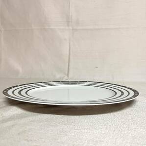 アビランド リモージュ HAVILAND LIMOGES ”Voilette” 大皿 盛皿 ブラックドット 1枚 フランス（3080）未使用の画像3