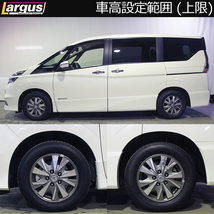 セレナe-Power HC27 2WD 車高調キット SpecS ローダウン ニッサン NISSAN ラルグス_画像2