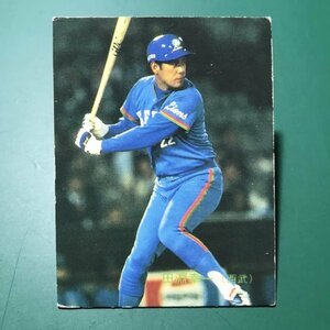 1983年　カルビー　プロ野球カード　83年　266番　西武　田淵　　　【管B06】