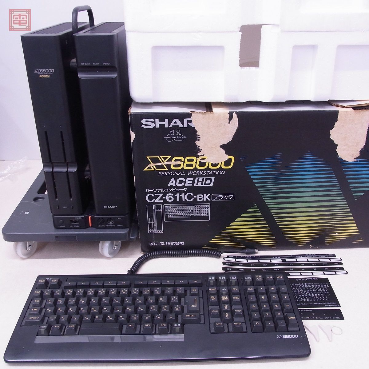 当店在庫してます! SHARP X68000ACE-HD 通電確認済み 訳あり 付属品