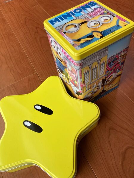 USJ スター ミニオン 缶
