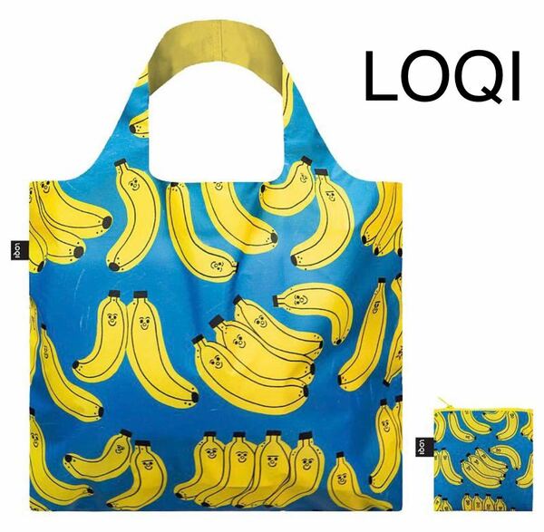 新品ローキー エコバッグ トートバッグ LOQI アート 買い物バッグ