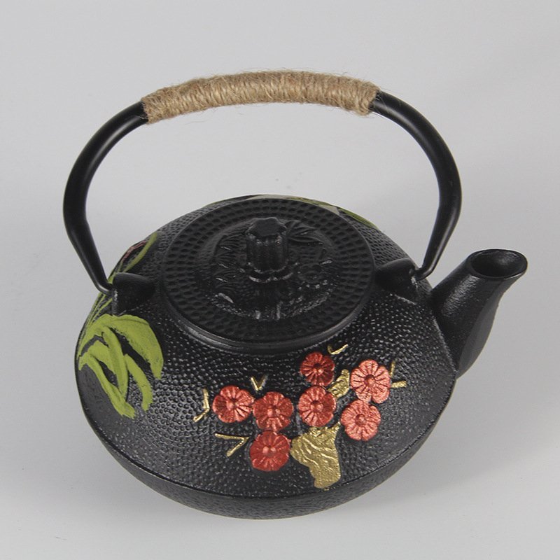 茶道具 古道具 鉄分補給に最適 鉄びん 瓶掛 煎茶道具 さくら 花柄 細密 