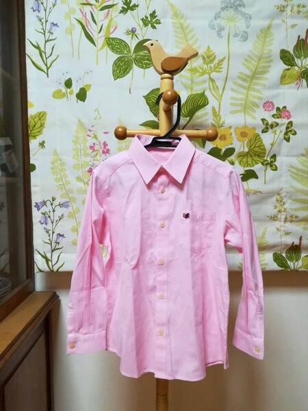 BeBe ベベ ピンク色の長袖シャツ120サイズ