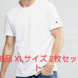 【B品】【XLサイズ 2枚セット】CHAMPION チャンピオン 半袖Tシャツ T425 5.2オンス