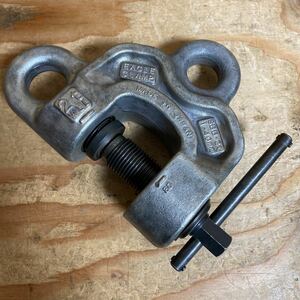 イーグルクランプ EAGLE CLAMP ねじ式 全方向クランプ SBB-2t WLL 1-40ｍｍ 2ton 2トン 玉掛け 吊り具 中古品☆郵