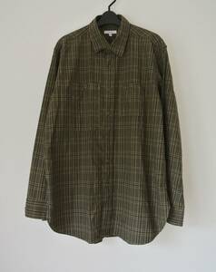 ENGINEERED GARMENTS -Work Shirt Cotton 　 size/M 　 エンジニアードガーメンツ 山ポケ ワークシャツ チェック　CHECK / Olive / Brown