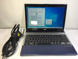 【飛脚便80】良品 acer Aspire 3830T AS3830T-A54D Windows10/Corei5 2.4GHz/4GB/SSD256GB/13.3型HD(1366×768)画面右下小ムラ有[j1091]