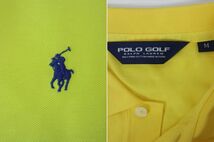 90s POLO GOLF ラルフローレン ポロ ゴルフ ピマコットン 半袖 ポロシャツ(メンズ M)切り替え_画像6