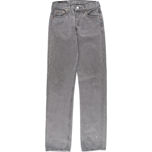 古着 リーバイス Levi's リーバイス501 ユーロモデル ストレート デニムパンツ フランス製 レディースL(w28) /eaa340010