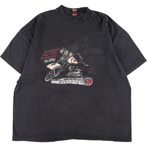 古着 90年代 Hanes Harley-Davidson ハーレーダビッドソン モーターサイクル バイクTシャツ USA製 メンズXXXXL ヴィンテージ /eaa340451