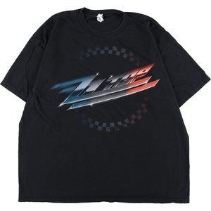 古着 ALSTYLE APPAREL ZCTIVEWEAR ZZ TOP ズィーズィートップ 両面プリント 両面プリント バンドTシャツ バンT メンズXXL /eaa341062