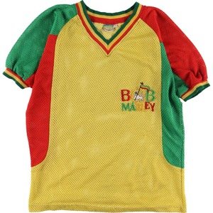 古着 ROOTS RASTA REGGAE BOB MARLEY ボブマーリー ラップTシャツ ラップT メンズS /eaa341604