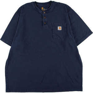 古着 カーハート Carhartt ORIGINAL FIT 半袖 ワンポイントロゴポケットTシャツ メンズXXL /eaa343843